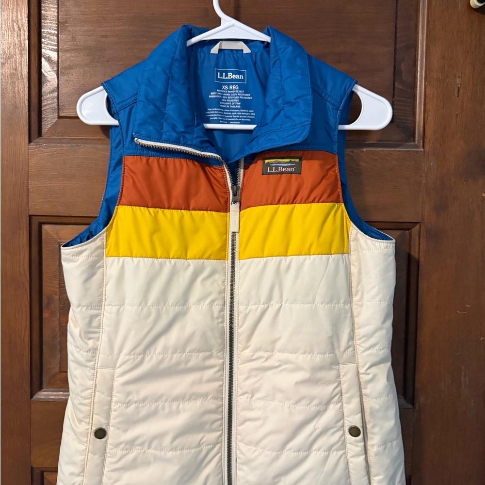 Women’s Mountain Classic Puffer Vest, Colorblock, LL Bean